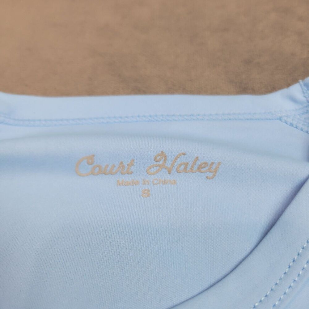 Pickleball Graphic Light Blue T-Shirt Small By Court Haley Made Of 100%... - Picture 2 of 7